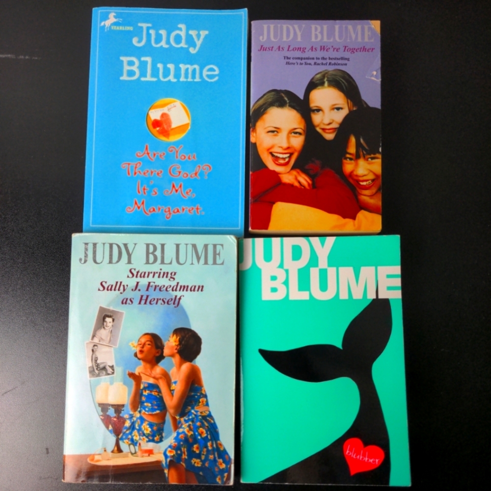 Lot Of 4 YA Judy Blume Blubber, As Long As We're Together, Starring Sally